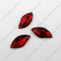 Siam Color S Shape Glass Stone Rhinestone